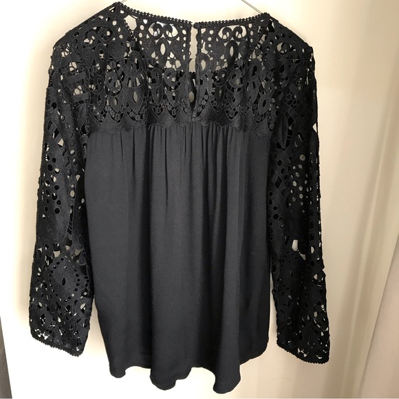 Joie Blouse with Lace - Picture 5 of 11